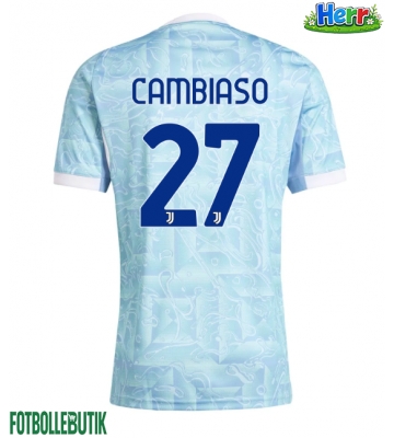 Juventus Andrea Cambiaso #27 Bortatröja 2025-26 Kortärmad